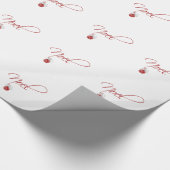 シンプルノールクリスマスツリーデザイン ラッピングペーパー (角)