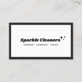 シンプルハウスキーピングサービススターズ 名刺 (正面)