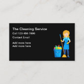 シンプルハウスクリーニングメイドサービス 名刺 (正面)