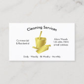 シンプルハウス清掃サービス 名刺 (正面)