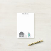 シンプルハウス鍵実在エステート代理 ポストイット (デスク上)