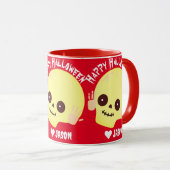 シンプルハッピーハローウィンブスプキーパンプキンスウェッツ マグカップ (正面右)