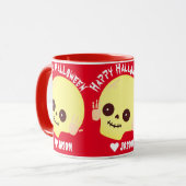 シンプルハッピーハローウィンブスプキーパンプキンスウェッツ マグカップ (正面左)