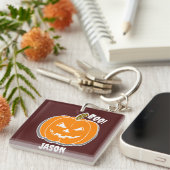 シンプルハッピーハローウィンブスプーン キーホルダー (正面右)