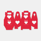 シンプルハッピーバレンタインデーホワスペインのイト フェイバーボックス (折り畳みなし)