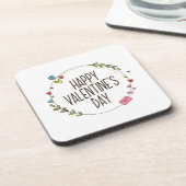 シンプルハッピーバレンタインデーリース |コースター コースター (左側)