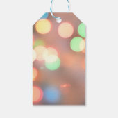 シンプルハッピーバースデー追加フォト文字パーソナライズされた ギフトタグ (裏面)