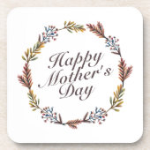 シンプルハッピーマザーズデイフローラリースコースター コースター (正面)