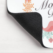 シンプルハッピーマザーズデイフローラリースマウスパッド マウスパッド (コーナー)