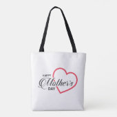 シンプルハッピーマザーズデイ |トートバッグ トートバッグ (裏面)