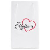 シンプルハッピーマザーズデイ |抱き枕 スモールペーパーバッグ (裏面)