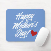 シンプルハッピーマザーデイ書道 |マウスパッド マウスパッド (マウス)