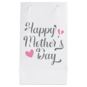 シンプルハッピーマザーデイ書道|抱き枕 スモールペーパーバッグ (正面)