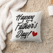 シンプルハッピー父の日の書道装飾用クッション クッション (ブランケット)