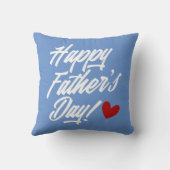 シンプルハッピー父の日の書道装飾用クッション クッション (裏面)