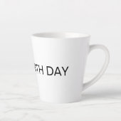 シンプルハッピー誕生デイマグ カフェラテマグ (右)