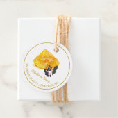 シンプルハニカムエルダーベリー注入ハニーつるラベル フェイバータグ (インサイチュ)