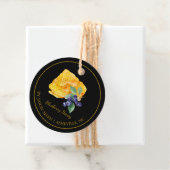 シンプルハニカムブルーベリー注入ハチミツつるラベル フェイバータグ (インサイチュ)