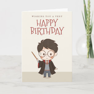 シンプルハリーポッター誕生日 カード