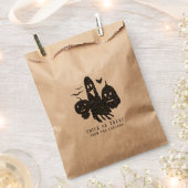 シンプルハロウィンカワイカボチャ幽霊こうもりデコール フェイバーバッグ (クリップ留めされた状態)