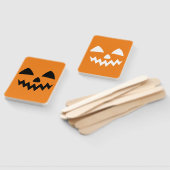 シンプルハロウィーンパンプキン顔幽霊怖いパーティー ハンドファン (組立なし)