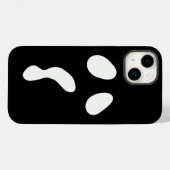 シンプルハロウィーンパンプキン顔幽霊怖いパーティー Case-Mate iPhoneケース (裏面 (横))