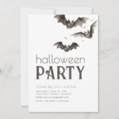 シンプルハローウィンパーティ招待状 招待状 (正面)