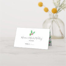 シンプルハンドカラー赤ホリーベリークリスマス