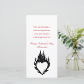 シンプルハートおもしろい最高のフレンズヴァレンティーンズカード (スタンド正面)