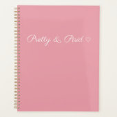 シンプルハートかわいらしプランナー付き プランナー手帳 (正面)