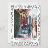 シンプルハートエレガントラブヴァレンティネスのデイフォト シーズンカード (正面)