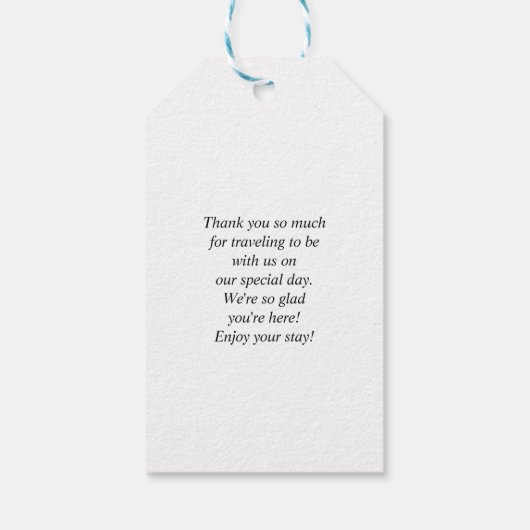 シンプルハートス結婚クリプト ギフトタグ (裏面)