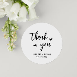 シンプルハートス結婚クリプト ラウンドシール