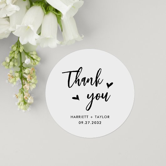 シンプルハートス結婚クリプト ラウンドシール