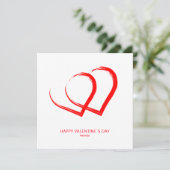 シンプルハートバレンタインデーモダン シーズンカード (スタンド正面)