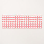 シンプルハートパターガーリーン ヨガマット (正面(横))