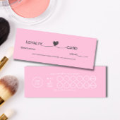シンプルハートピエレガントンク美しい ロイヤリティカード