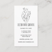 シンプルハート医 名刺 (裏面)