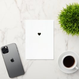 シンプルハート実在金ゴールド 箔グリーティングカード