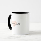 シンプルハート柄 コーヒーカップ (正面左)