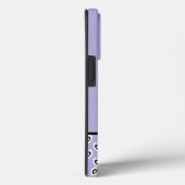 シンプルハート柄 パープル 名前 Case-Mate iPhoneケース (裏面 / 右)