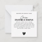 シンプルハート気に教業務 ノートカード (裏面)