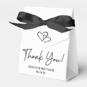 シンプルハート結婚ズ・サンキュー フェイバーボックス (正面サイド)