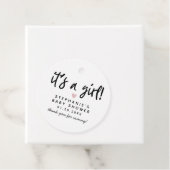 シンプルハート赤ちゃんシャワー フェイバータグ (インサイチュ)