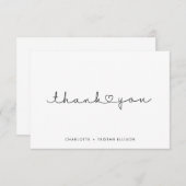 シンプルハート ノートカード (正面/裏面)