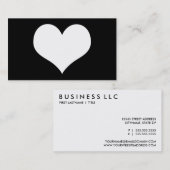 シンプルハート 名刺 (正面/裏面)