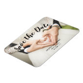 シンプルハート – 日付の保存 マグネット (左側)