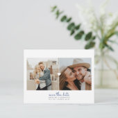 シンプルハート Save the Date ポストカード (スタンド正面)