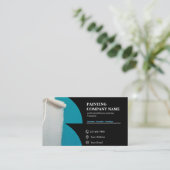 シンプルハ絵画ウスの名刺 名刺 (スタンド正面)