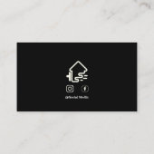 シンプルハ絵画ウスの名刺 名刺 (裏面)